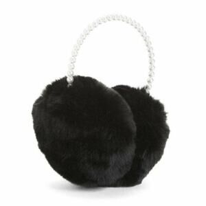 New! Christian Siriano Pearl Embellished Band Faux Fur Earmuffs